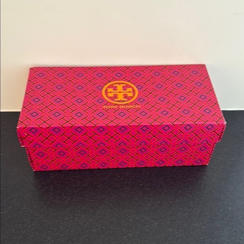 Tory Burch Empty Shoe Box – Gift & Storage with Signature Logo – 12x6x4